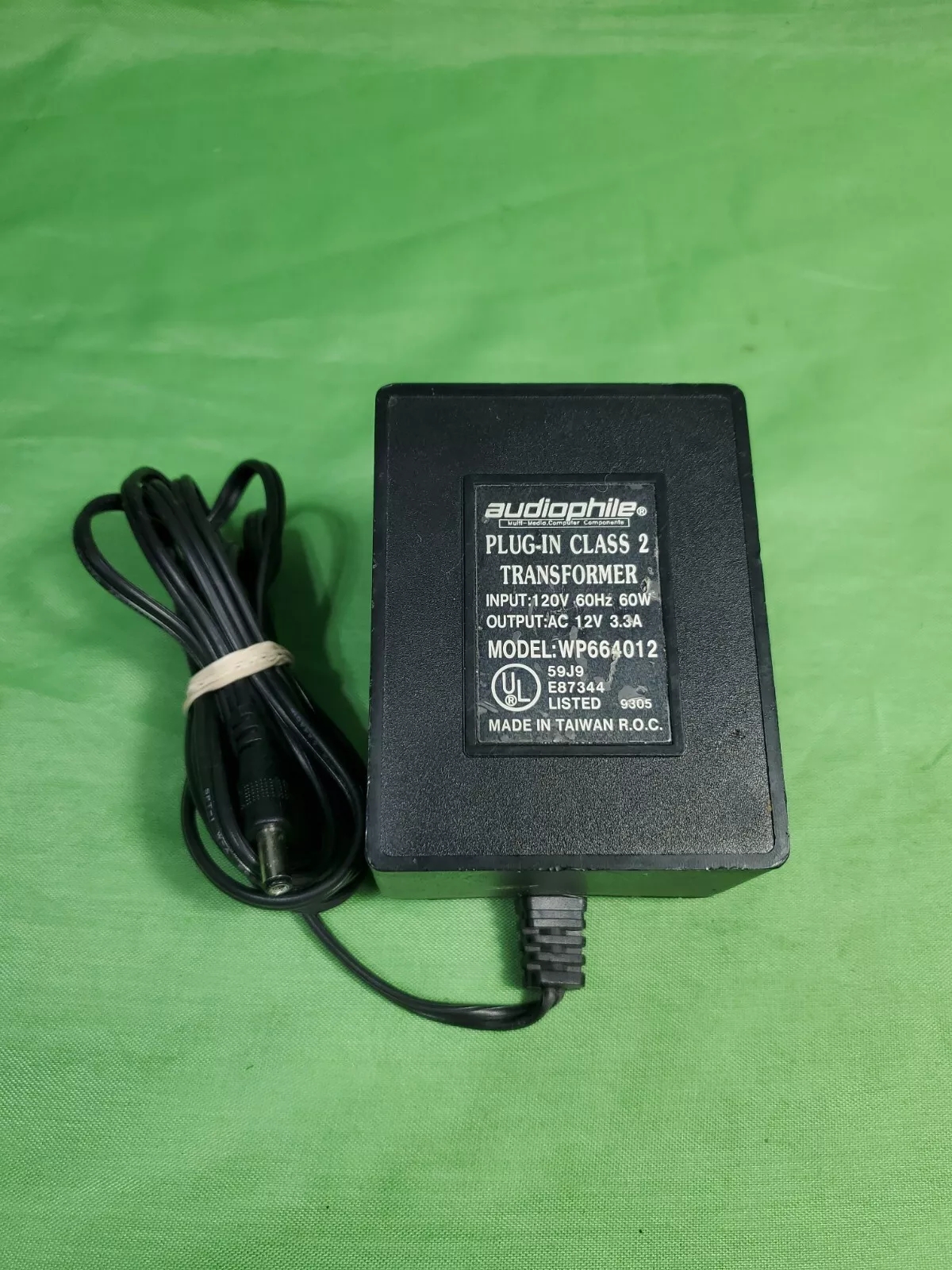 *Brand NEW*Audiophile 120v Output 12v 3.3A AC Adapter Plug Class 2 Transformer- Wp664012 Power Supply